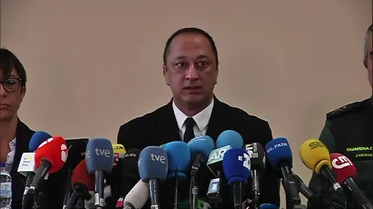 Alfonso Rodríguez Gómez de Celis durante la rueda de prensa sobre el hallazgo del cuerpo de Julen Alfonso Rodríguez Gómez de Celis durante la rueda de prensa sobre el hallazgo del cuerpo de Julen