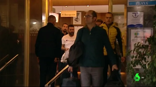 Emotiva despedida a los ochos mineros asturianos que han trabajado en el rescate de Julen Emotiva despedida a los ochos mineros asturianos que han trabajado en el rescate de Julen