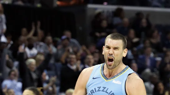 Marc Gasol en un partido de los Grizzlies Marc Gasol en un partido de los Grizzlies