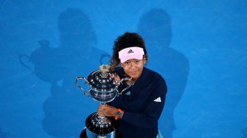 Naomi Osaka, con el Open de Australia