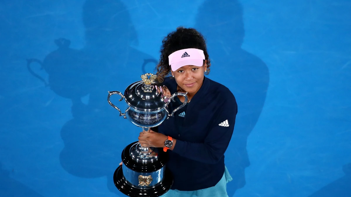 Naomi Osaka, con el Open de Australia