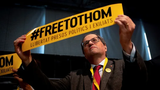 El presidente de la Generalitat, Quim Torra El presidente de la Generalitat, Quim Torra