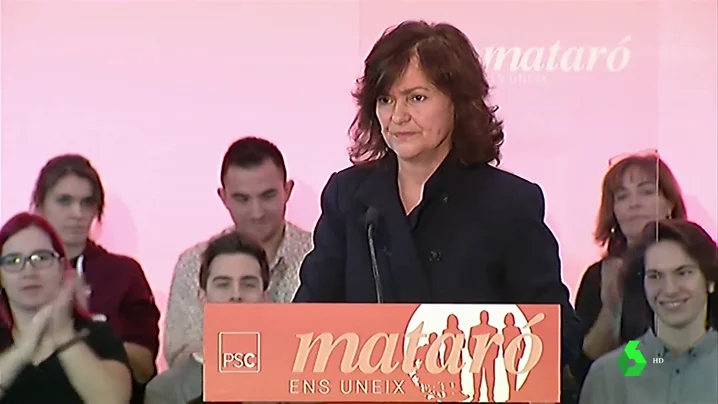 Carmen Calvo, vicepresidenta del Gobierno