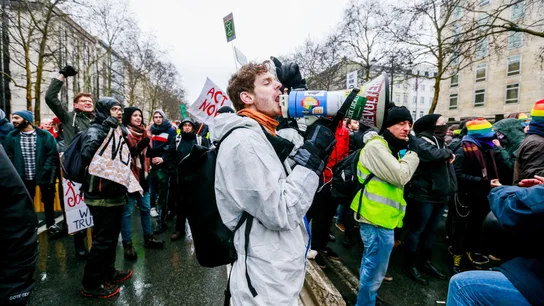 Manifestación en Bruselas contra el cambio climático Manifestación en Bruselas contra el cambio climático