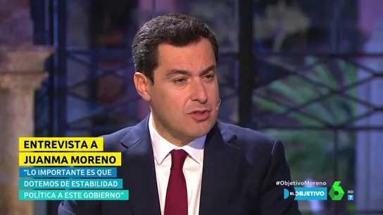 Juanma Moreno en El Objetivo Juanma Moreno en El Objetivo