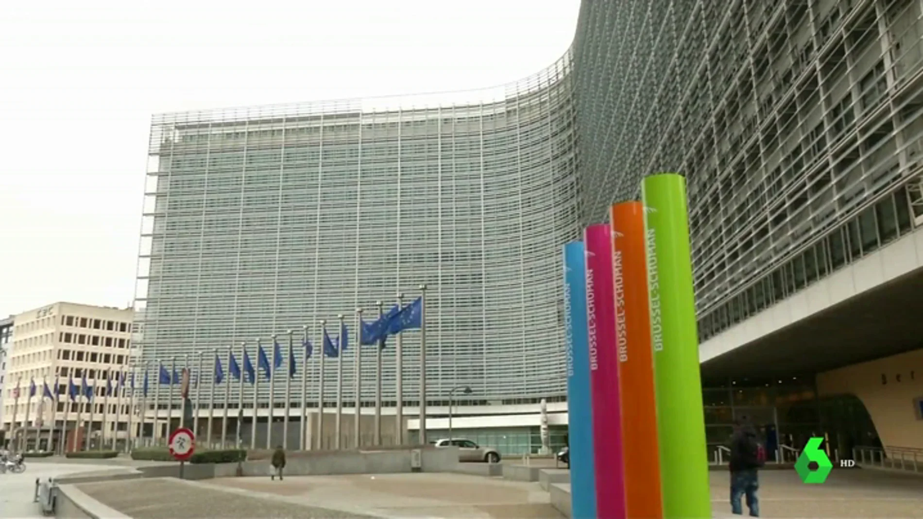 Imagen de la fachada de la Comisión Europea