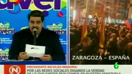 Nicolás Maduro cantando 'Que viva España' Nicolás Maduro cantando 'Que viva España'