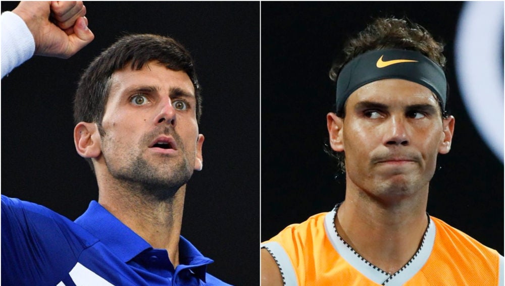 Djokovic y Nadal en el Open de Australia