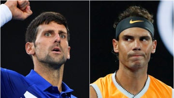 Djokovic y Nadal en el Open de Australia