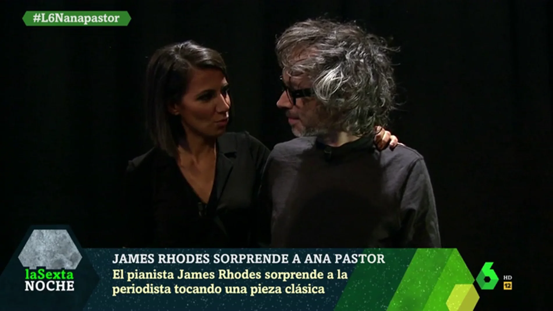 James Rhodes y Ana Pastor