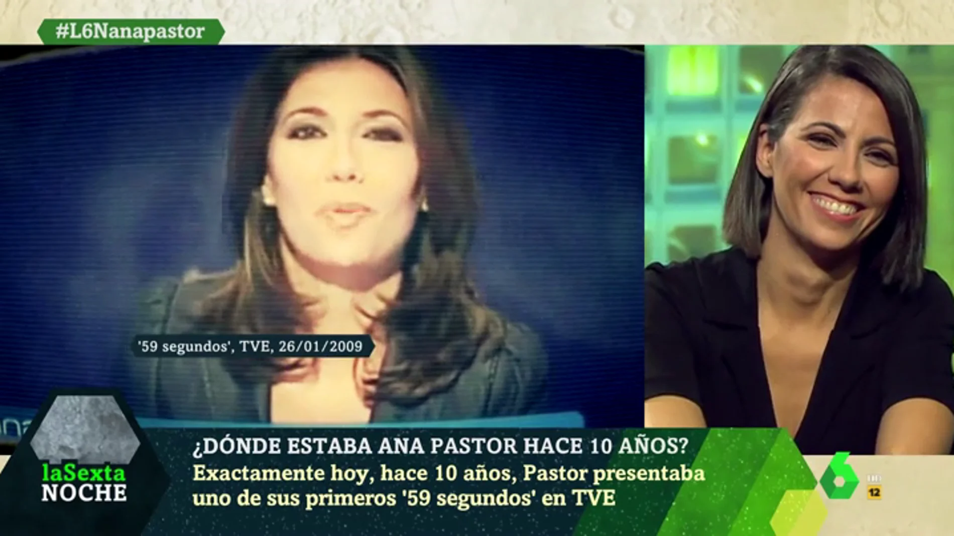 Ana Pastor se enfrenta a su 10 years challenge particular: "Ahí llevaba el pelo un poco más a lo Pantoja"