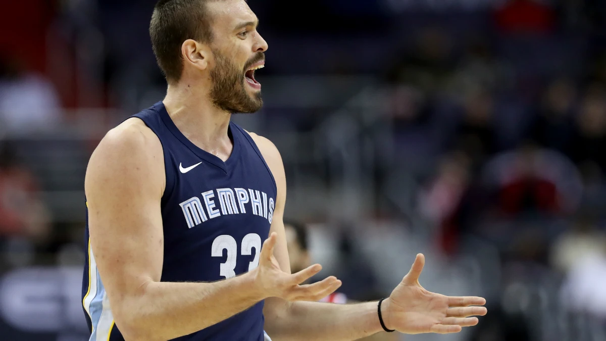 Marc Gasol, con los Grizzlies