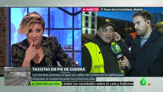La contundente respuesta de un representante de los taxistas sobre la posibilidad de que haya m&aacute;s uso de VTC a ra&iacute;z de la huelga: "Asumimos los riesgos"