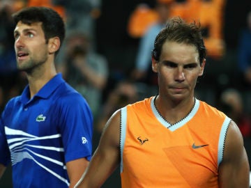 Rafa Nadal, ante Djokovic Rafa Nadal, ante Djokovic