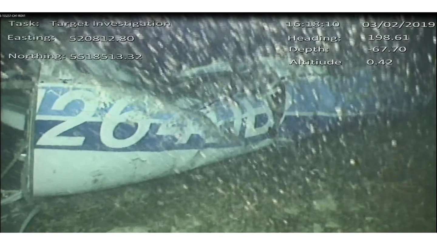 Los restos hallados del avión donde viajaba Emiliano Sala Los restos hallados del avión donde viajaba Emiliano Sala