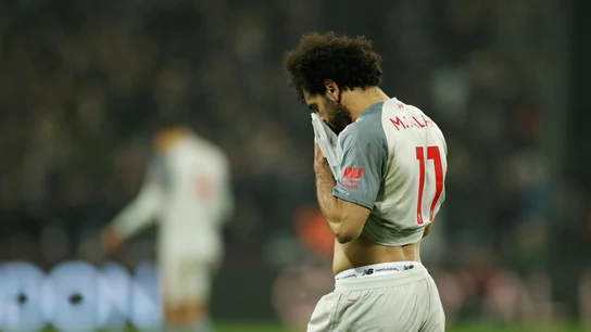 Salah, abatido en el partido contra el West Ham Salah, abatido en el partido contra el West Ham