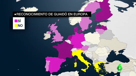 VÍDEO REEMPLAZO - Oleada de reconocimientos en la UE a Juan Guaidó como presidente de Venezuela: "Tiene la legitimidad para organizar elecciones" VÍDEO REEMPLAZO - Oleada de reconocimientos en la UE a Juan Guaidó como presidente de Venezuela: "Tiene la legitimidad para organizar elecciones"