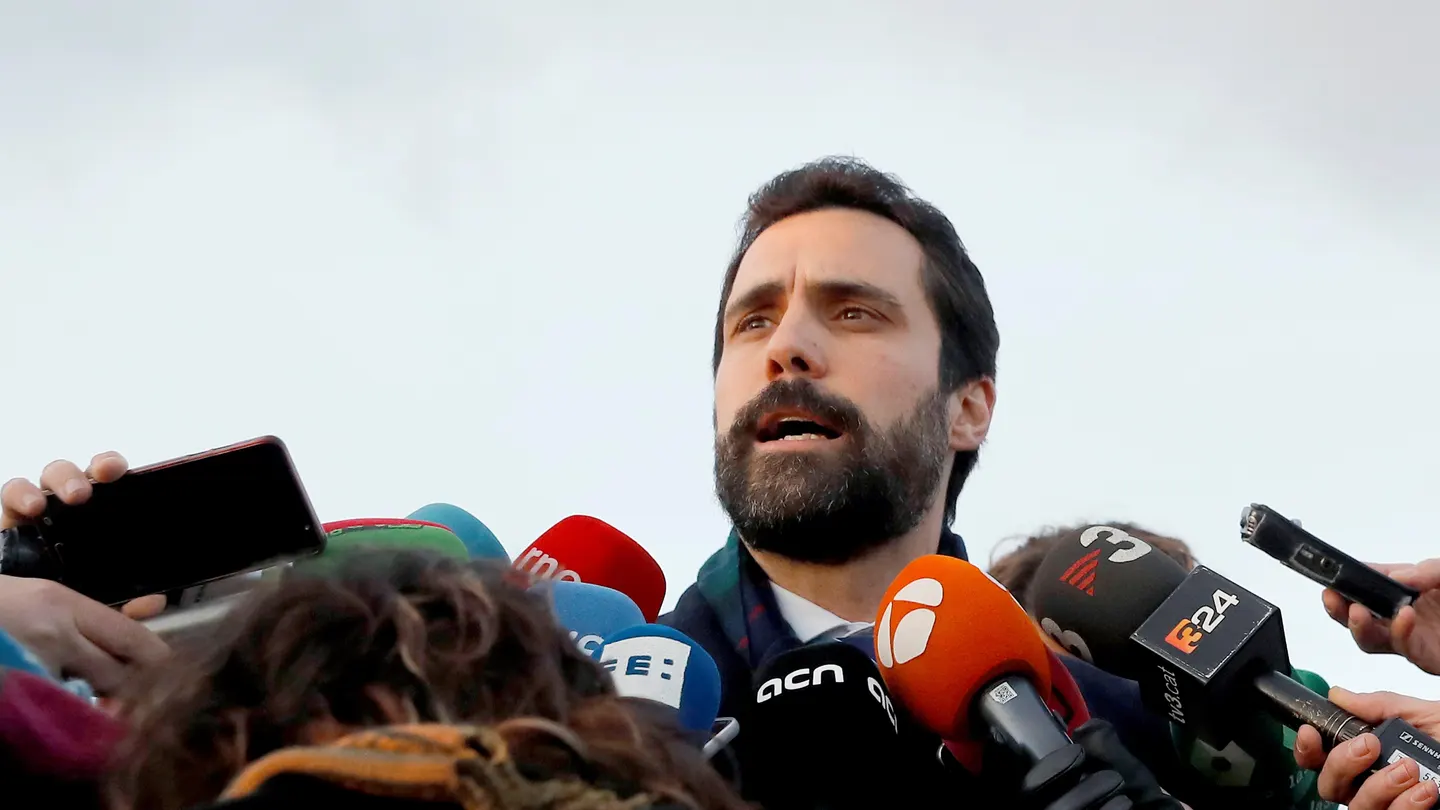 El presidente del Parlamento de Cataluña, Roger Torrent El presidente del Parlamento de Cataluña, Roger Torrent