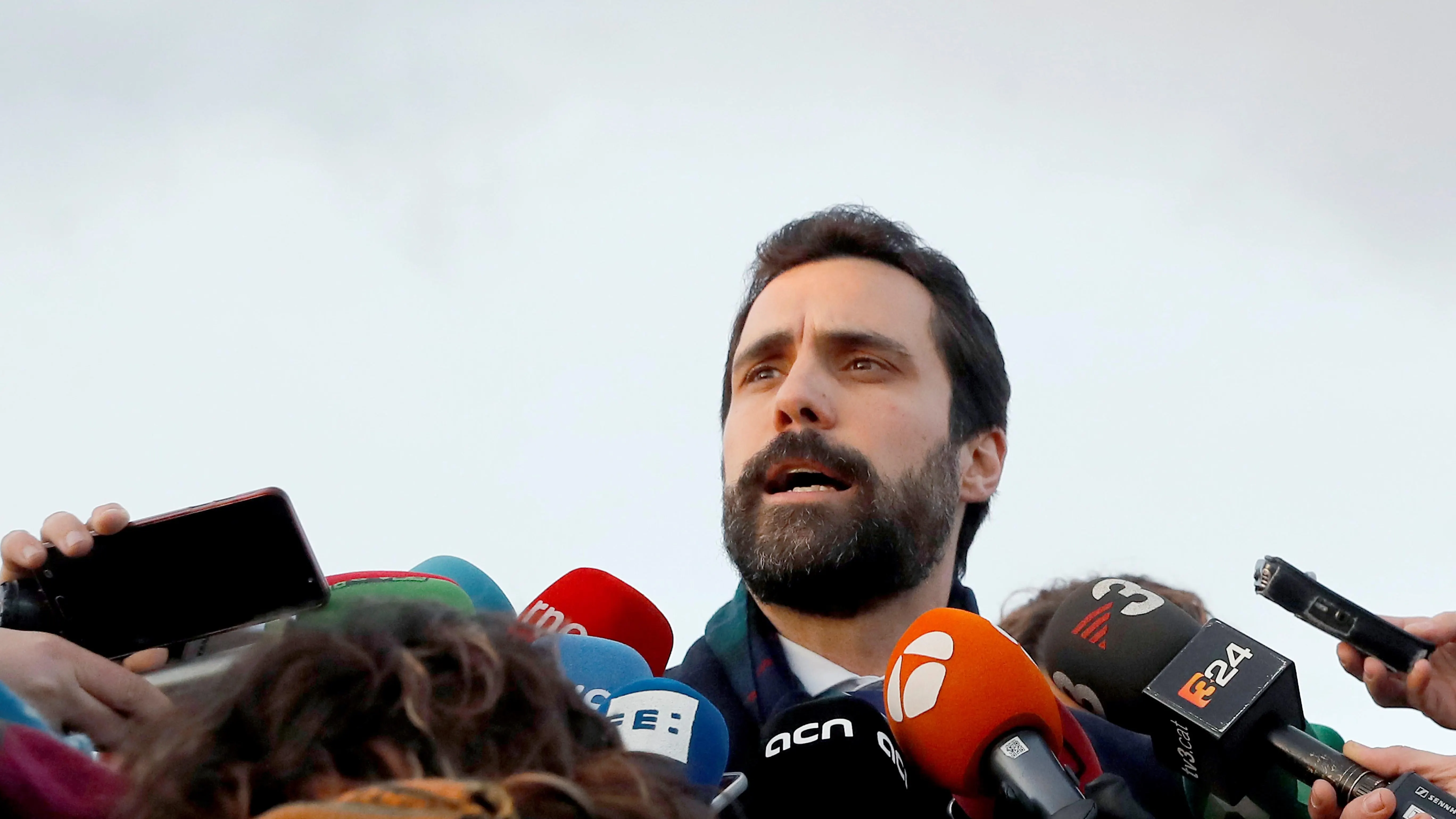 El presidente del Parlamento de Cataluña, Roger Torrent