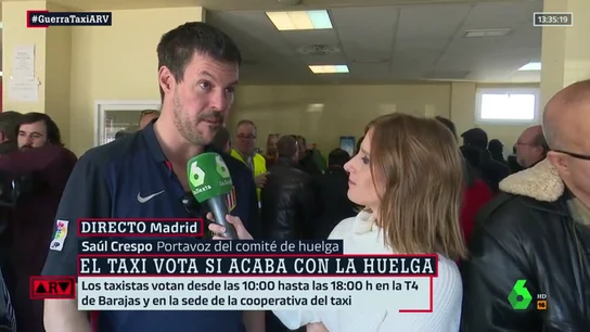 Saúl Crespo, portavoz del taxi Saúl Crespo, portavoz del taxi