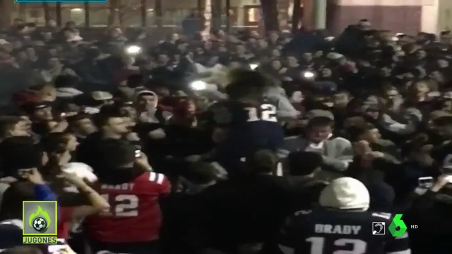 Múltiples peleas en Estados Unidos tras la Super Bowl entre Patriots y Rams Múltiples peleas en Estados Unidos tras la Super Bowl entre Patriots y Rams