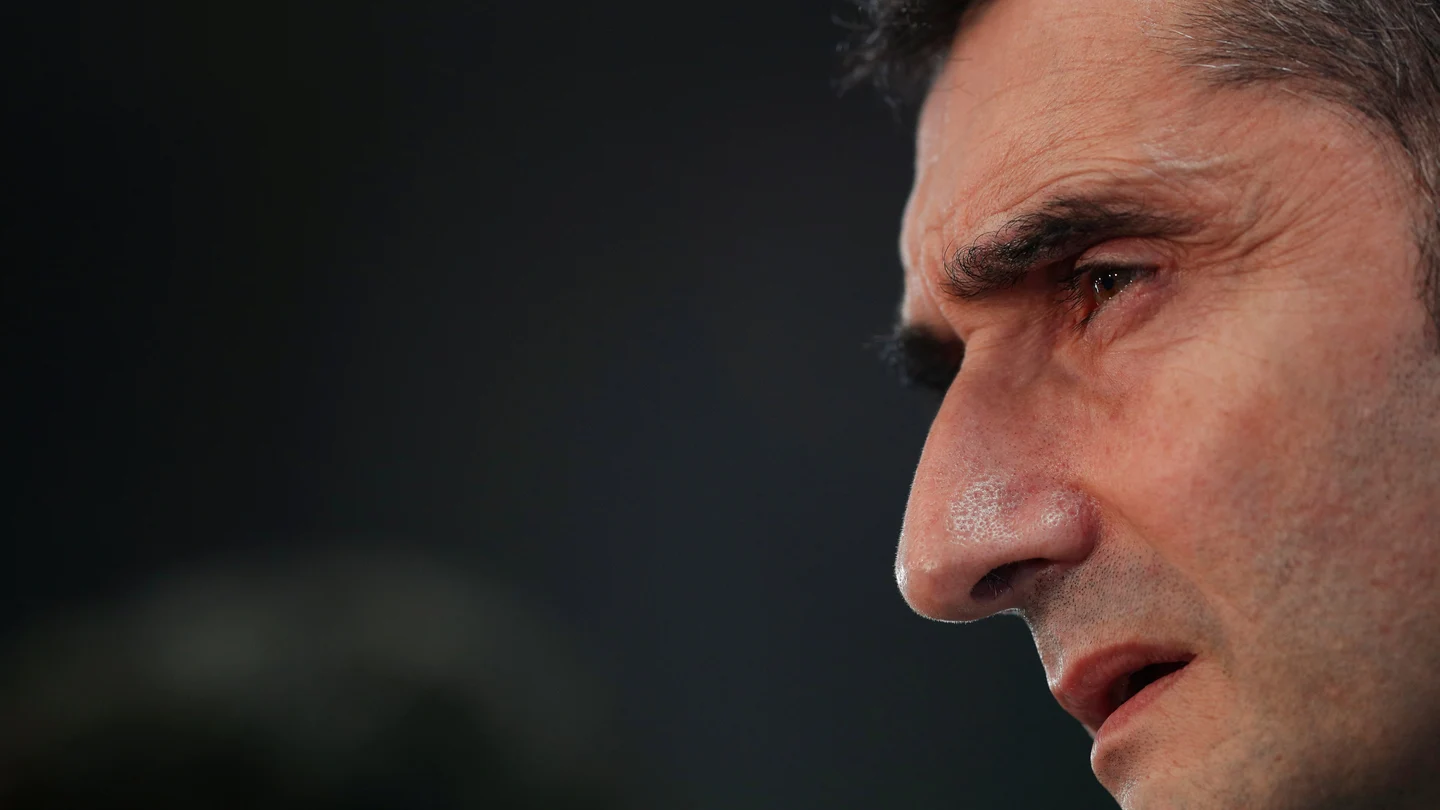 Ernesto Valverde, en rueda de prensa Ernesto Valverde, en rueda de prensa