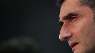 Ernesto Valverde, en rueda de prensa