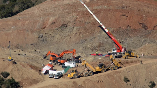 La zona donde cayó Julen La zona donde cayó Julen