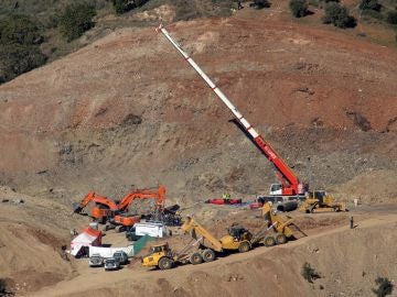 La zona donde cayó Julen La zona donde cayó Julen
