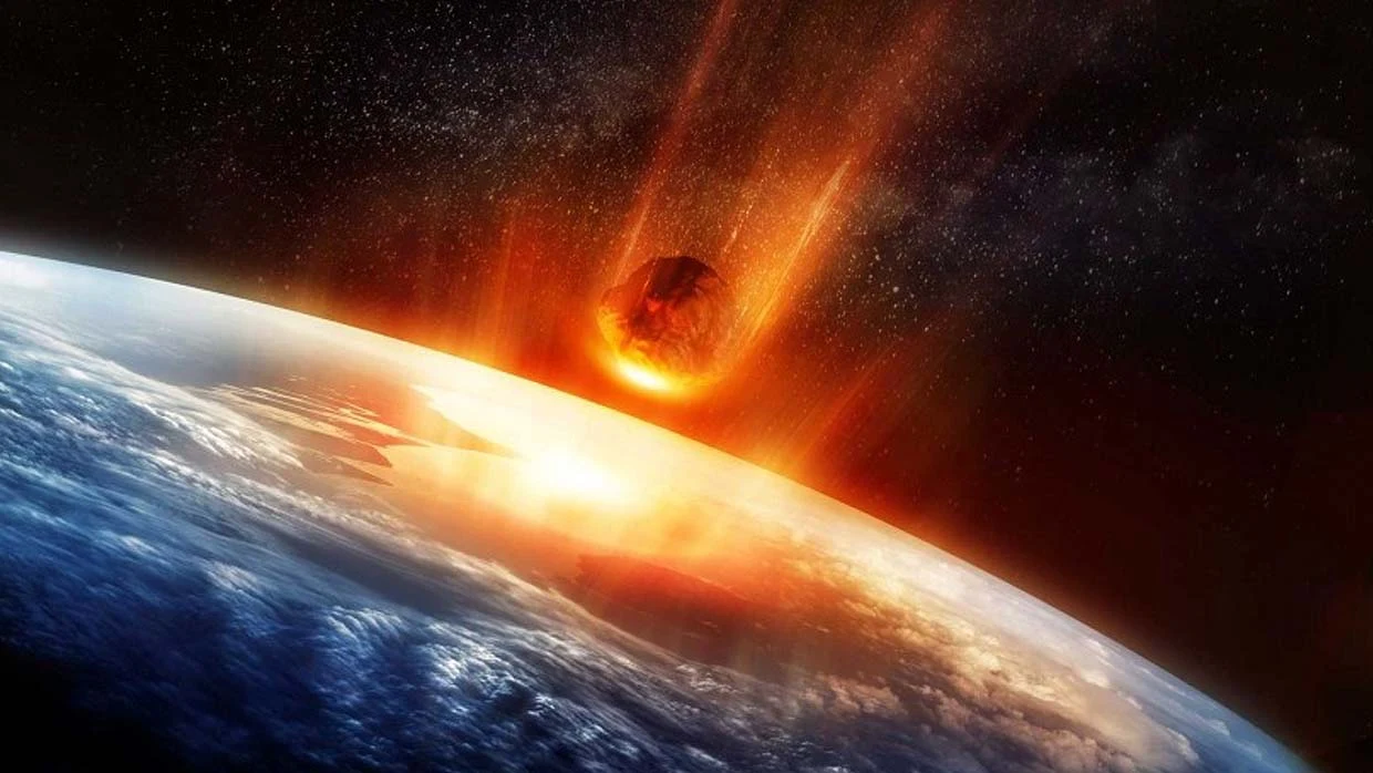 Asteroide a punto de colisionar contra la Tierra (Archivo)