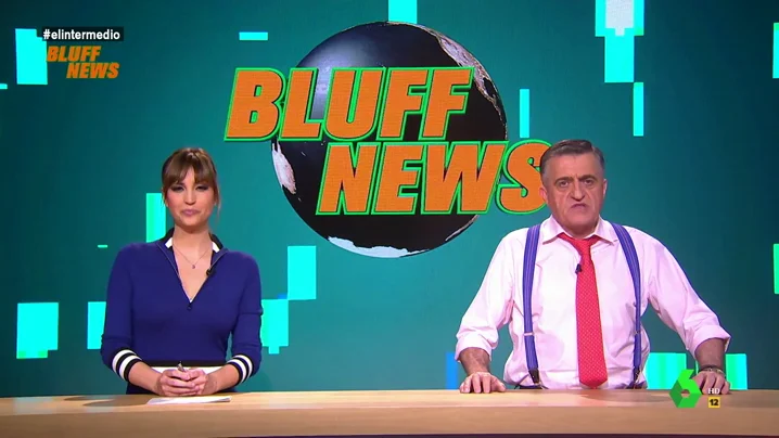 El Gran Wyoming y Sandra Sabatés presentan Bluff News