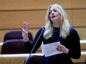 Esther Muñoz en el Pleno del Senado Esther Muñoz en el Pleno del Senado