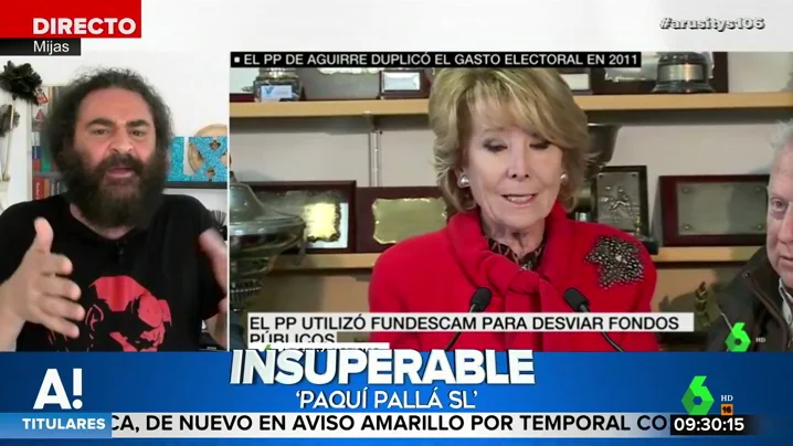 El enfado de El Sevilla al conocer 'Paquí Pallá SL', la empresa tapadera del PP: "Hay que tener la cara muy dura para hacer esto" El enfado de El Sevilla al conocer 'Paquí Pallá SL', la empresa tapadera del PP: "Hay que tener la cara muy dura para hacer esto"