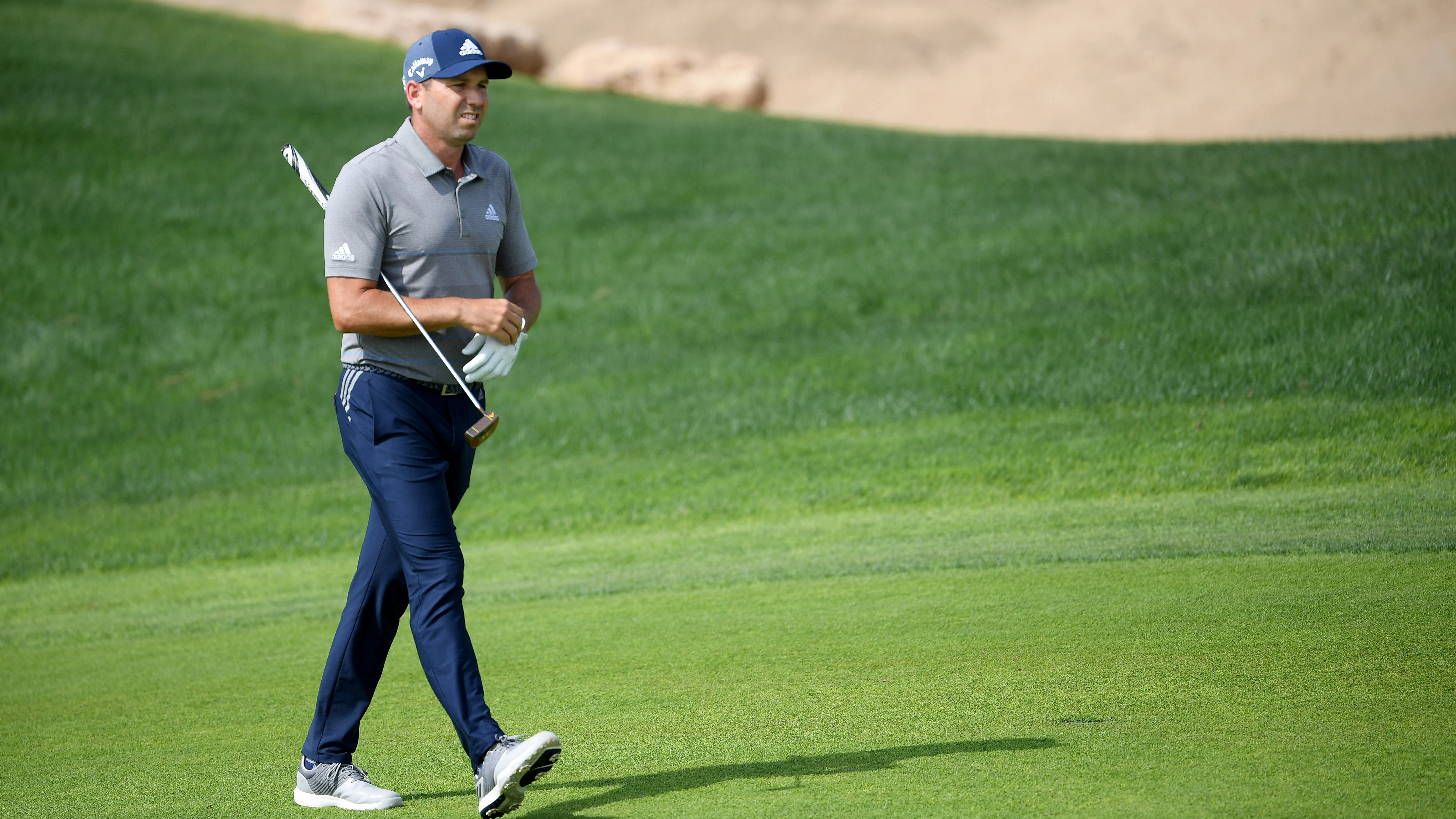 Sergio García, durante la disputa del torneo de golf