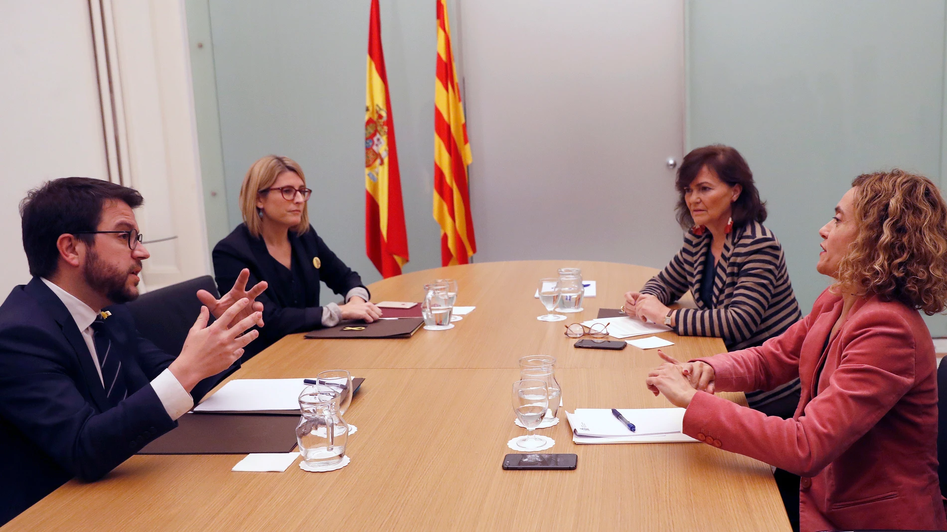 Reunión entre el Gobierno y la Generalitat en Barcelona