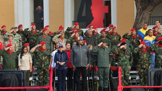 Nicolás Maduro durante un acto de Gobierno con militares en Maracay, Venezuela Nicolás Maduro durante un acto de Gobierno con militares en Maracay, Venezuela