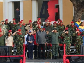Nicolás Maduro durante un acto de Gobierno con militares en Maracay, Venezuela Nicolás Maduro durante un acto de Gobierno con militares en Maracay, Venezuela