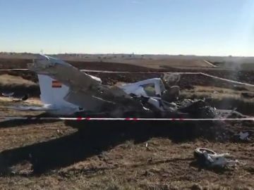 Avioneta accidentada en Quijorna, Madrid Avioneta accidentada en Quijorna, Madrid