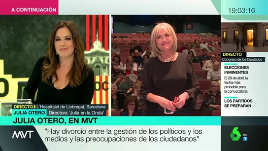 Julia Otero cuenta cómo era el Periodismo antes de las redes sociales: "No teníamos esa prisa endémica de contestar antes de hacer las pregunta" Julia Otero cuenta cómo era el Periodismo antes de las redes sociales: "No teníamos esa prisa endémica de contestar antes de hacer las pregunta"
