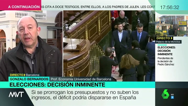 Gonzalo Bernardos: "Lo mejor que puede hacer el PSOE es convocar elecciones, si no, estaría haciendo el programa del PP"