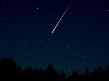 Una piedra cósmico surcando el cielo (Archivo) Una piedra cósmico surcando el cielo (Archivo)