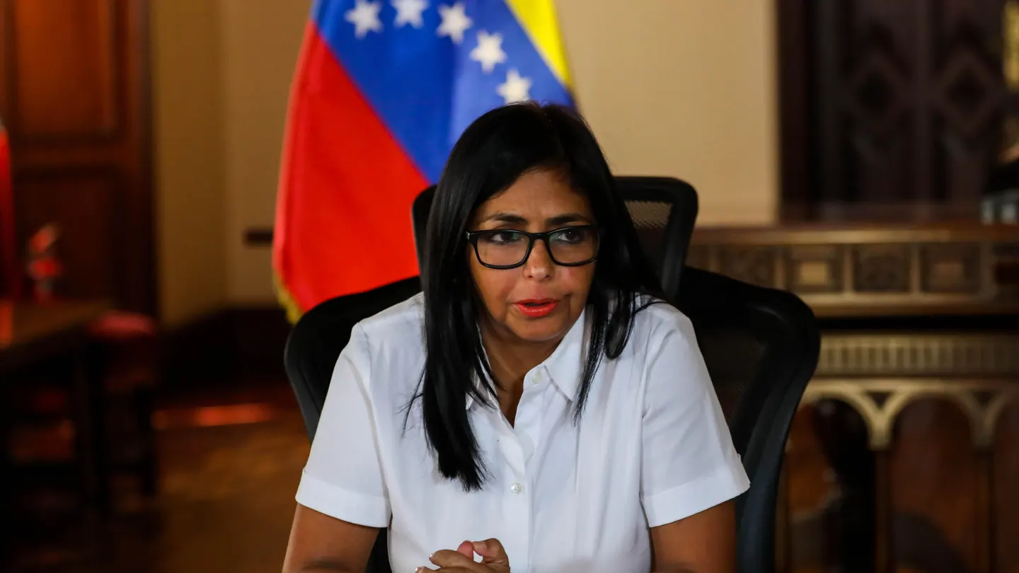La vicepresidenta ejecutiva de Venezuela, Delcy Rodríguez La vicepresidenta ejecutiva de Venezuela, Delcy Rodríguez