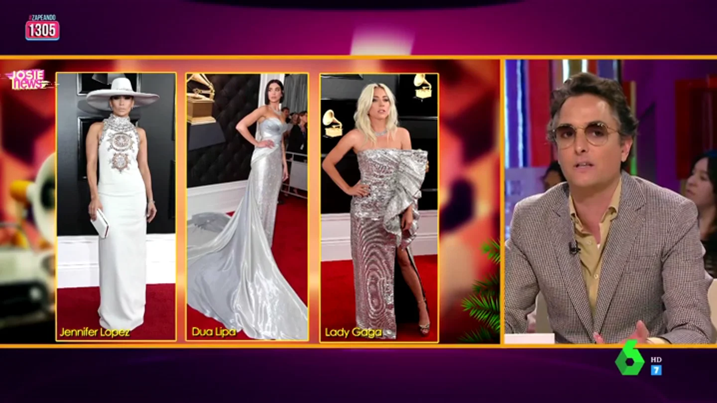 Dua Lipa, Lady Gaga, Kylie Jenner... Josie valora los looks de los Premios Grammy: "Va a ser muy difícil que veamos algo parecido en los Oscar" Dua Lipa, Lady Gaga, Kylie Jenner... Josie valora los looks de los Premios Grammy: "Va a ser muy difícil que veamos algo parecido en los Oscar"
