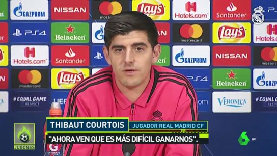 Courtois saca pecho