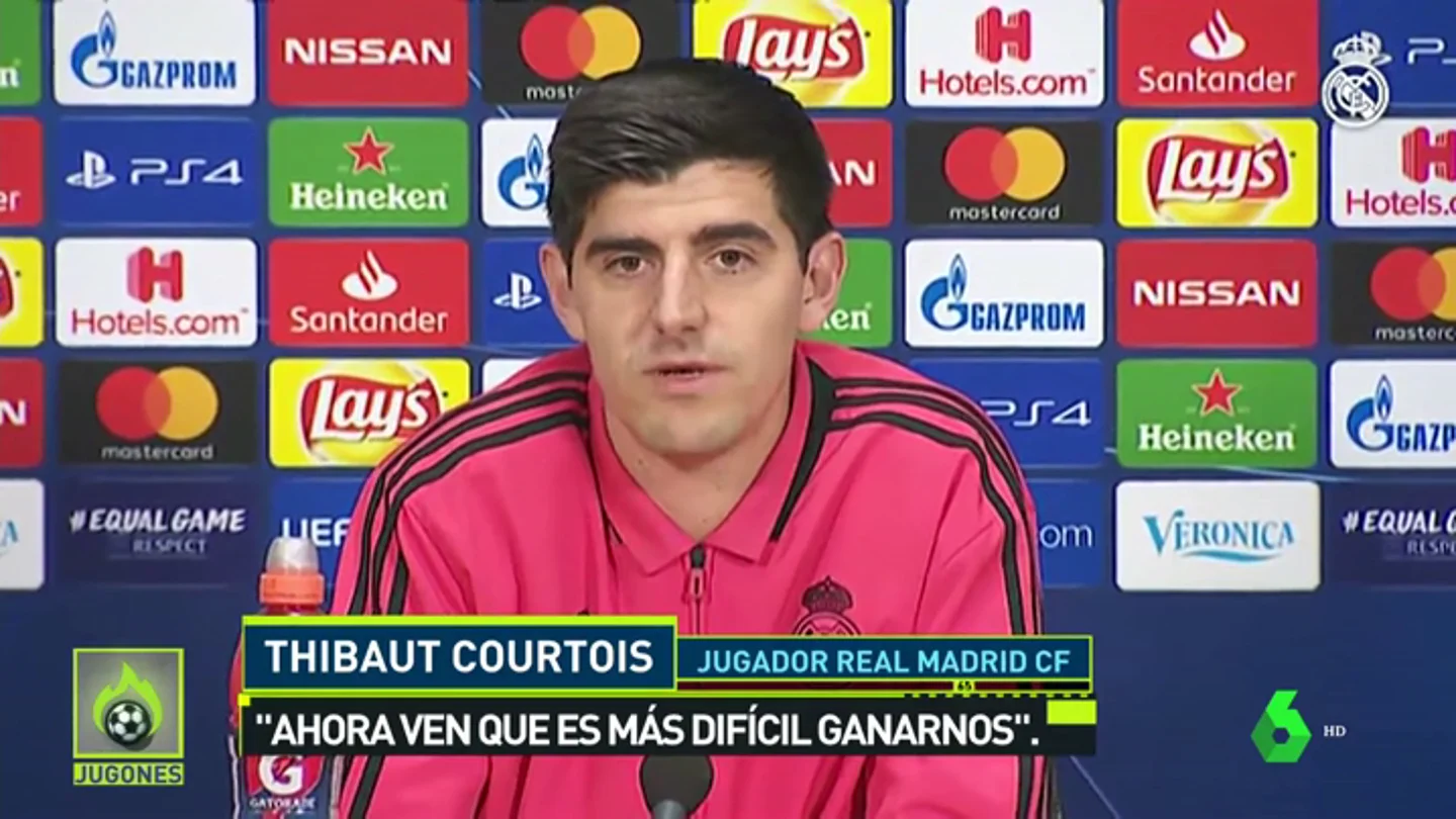 Courtois saca pecho Courtois saca pecho