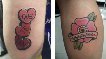 También hay tatuajes para quien no quiera celebrar San Valentín. 