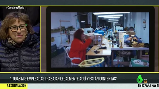 Aparadoras en uno de los talleres de calzado de Villena Aparadoras en uno de los talleres de calzado de Villena