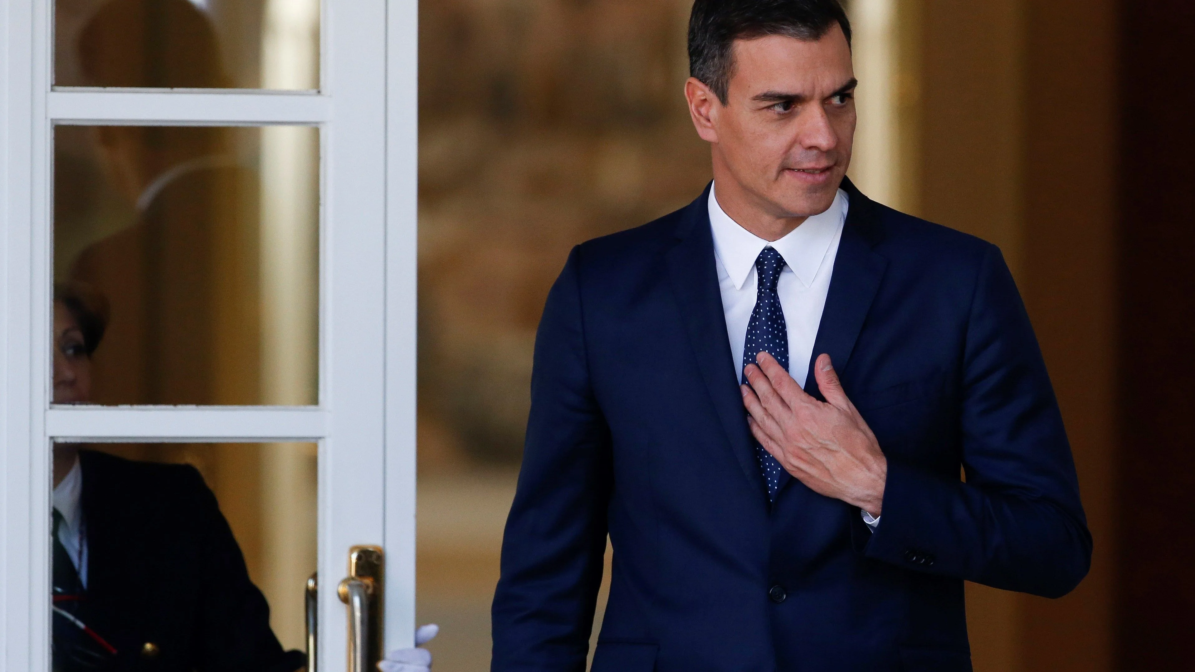 El presidente del Gobierno, Pedro Sánchez