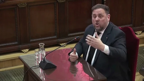 Oriol Junqueras declara en el juicio del procés Oriol Junqueras declara en el juicio del procés