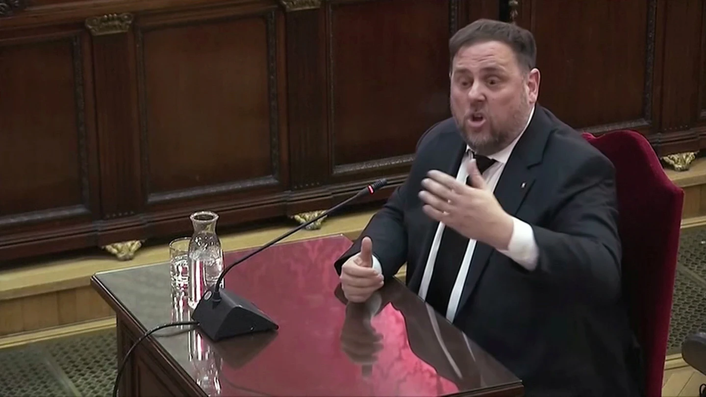 Oriol Junqueras declara en el juicio del procés Oriol Junqueras declara en el juicio del procés